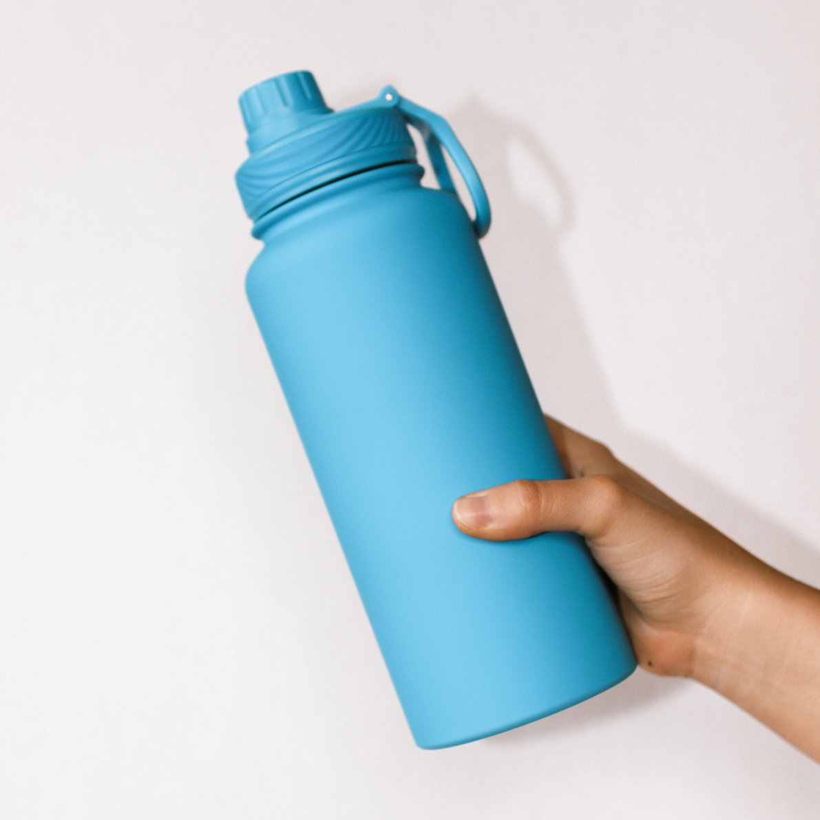 Electric Blue Custom Bottle