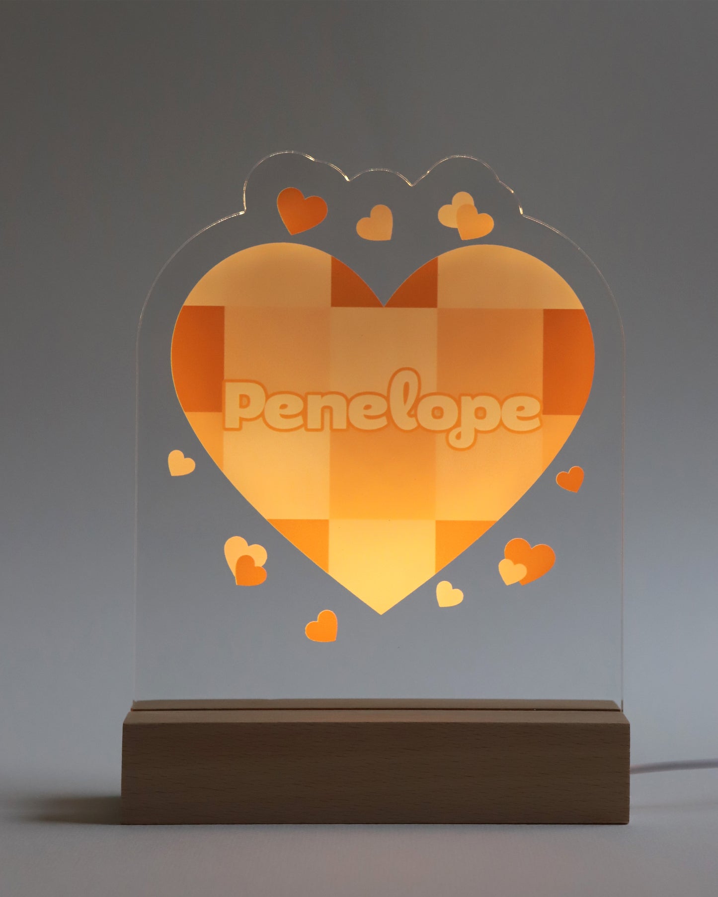 Personalised name night light