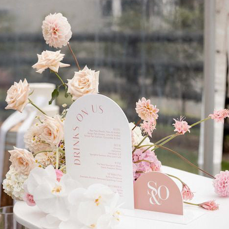 Wedding Bar Menu
