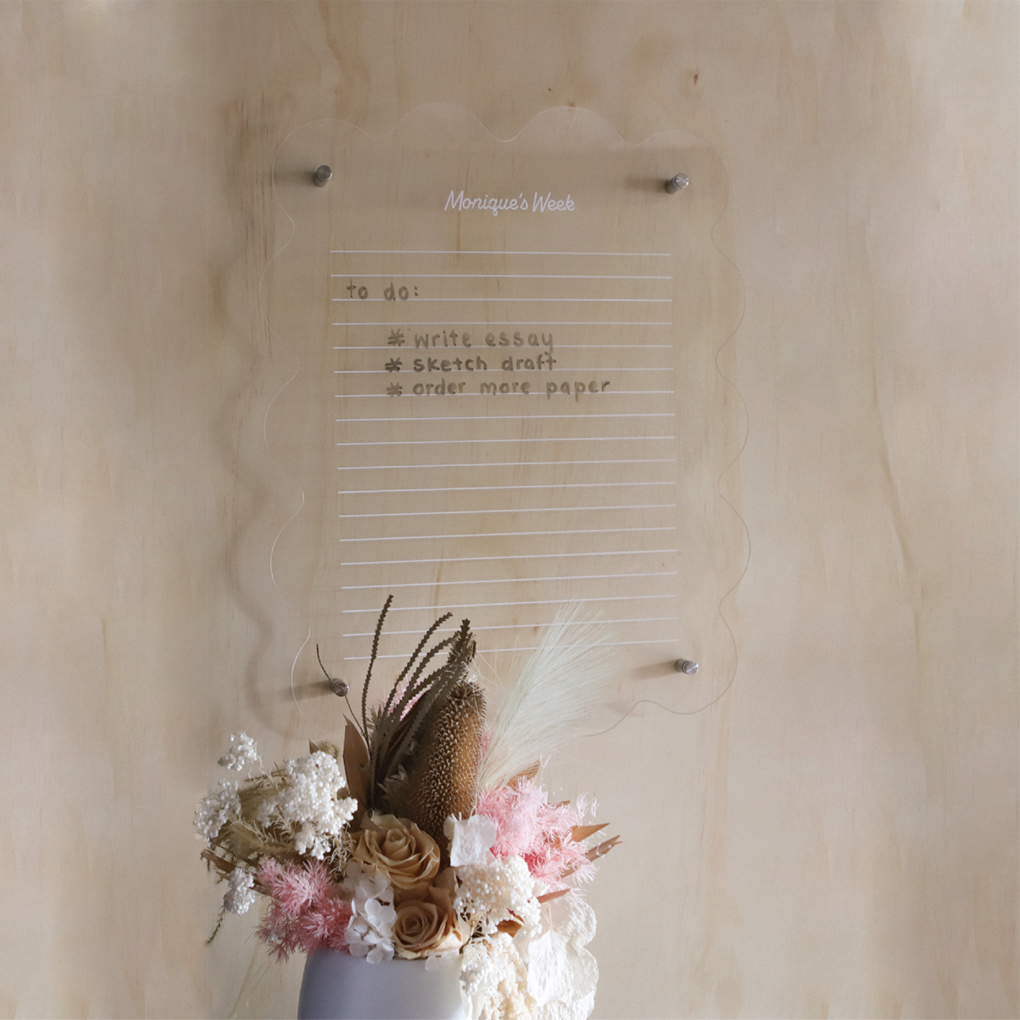 Wavy Memo Board