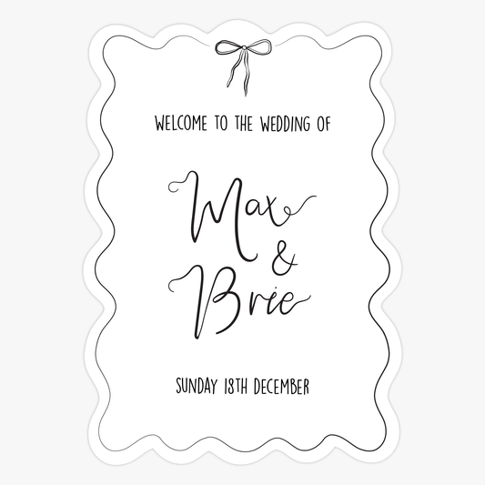 Brie Welcome Sign